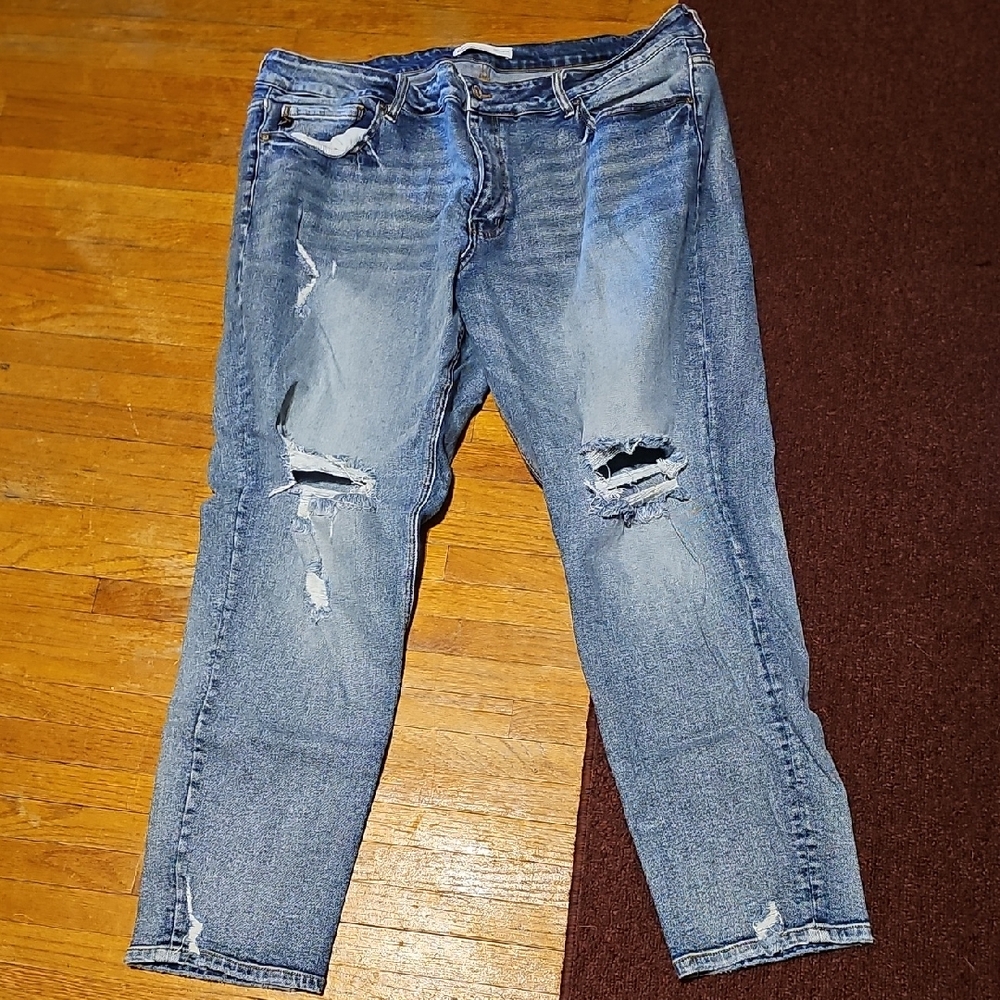 KanCan Blue Skinny Jeans Distressed Style